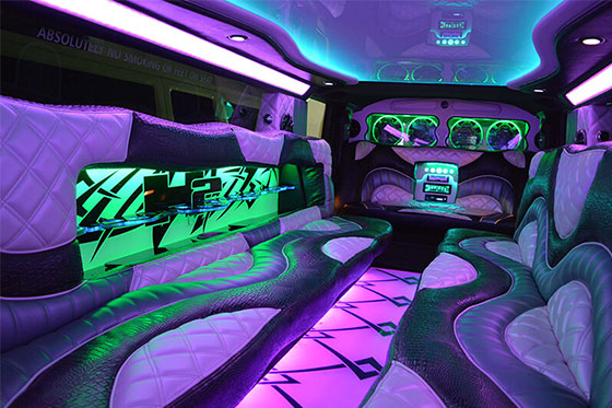 hummer limousine interior